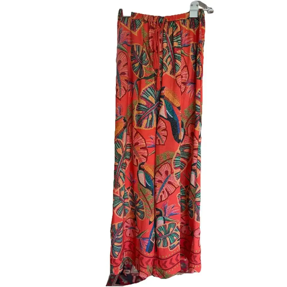 Farn Rio Women's Size Small Birdie Wide Leg Pants Size Small NWT! - Picture 5 of 12